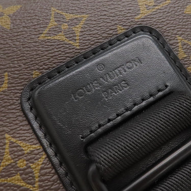 ルイヴィトン LOUIS VUITTON アーチー メッセンジャー M46442  モノグラム モノグラムマカサー ショルダーバッグ マットブラック金具 茶