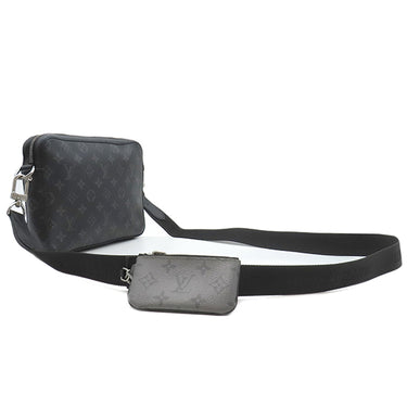 ルイヴィトン LOUIS VUITTON トリオ メッセンジャー M69443 モノグラムエクリプス モノグラムエクリプス キャンバス モノグラムエクリプス リバース キャンバス ショルダーバッグ ガンメタル金具 黒 グレー