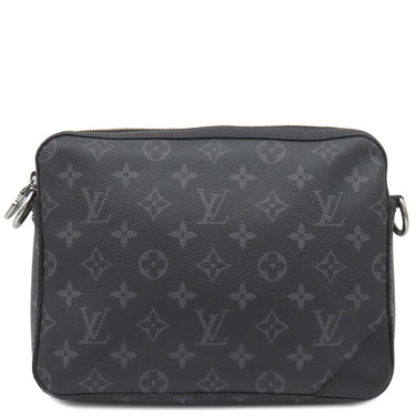 ルイヴィトン LOUIS VUITTON トリオ メッセンジャー M69443 モノグラムエクリプス モノグラムエクリプス キャンバス モノグラムエクリプス リバース キャンバス ショルダーバッグ ガンメタル金具 黒 グレー