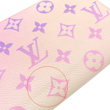 ルイヴィトン LOUIS VUITTON ジッピーウォレット M81340 サンライズパステル モノグラムキャンバス 長財布 ゴールド金具 ピンク SPRING IN THE CITY ラウンドファスナー