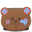 ルイヴィトン LOUIS VUITTON イヤホンポーチ LVベア M01361 モノグラム モノグラムキャンバス バッグチャーム ゴールド金具 茶