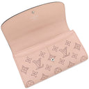 ルイヴィトン LOUIS VUITTON ポルトフォイユ イリス M60145 マグノリア モノグラムマヒナ 長財布 シルバー金具 二つ折り