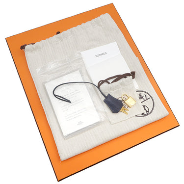 エルメス HERMES バーキン30 ブルーニュイ トゴ ハンドバッグ ゴールド金具 紺