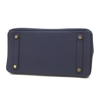 エルメス HERMES バーキン30 ブルーニュイ トゴ ハンドバッグ ゴールド金具 紺