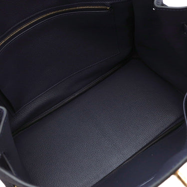 エルメス HERMES バーキン30 ブルーニュイ トゴ ハンドバッグ ゴールド金具 紺