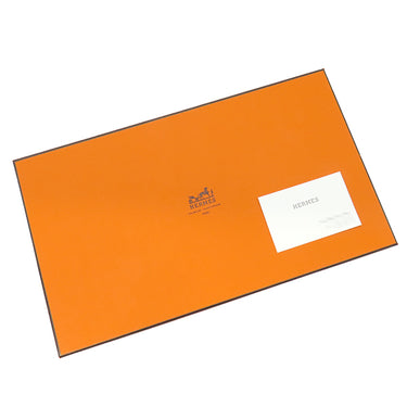 エルメス HERMES ボリードポーチ MM ネイビー コットン ポーチ シルバー金具 紺