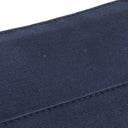 エルメス HERMES ボリードポーチ MM ネイビー コットン ポーチ シルバー金具 紺