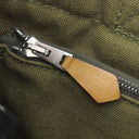 エルメス HERMES フールトゥ PM オリーブ×ネイビー キャンバス トートバッグ シルバー金具