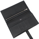 エルメス HERMES ベアンスフレ ブラック ヴォーエプソン 長財布 シルバー金具 黒 二つ折り財布
