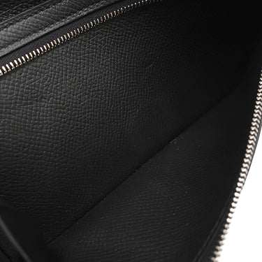 エルメス HERMES ベアンスフレ ブラック ヴォーエプソン 長財布 シルバー金具 黒 二つ折り財布