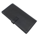 エルメス HERMES ベアンスフレ ブラック ヴォーエプソン 長財布 シルバー金具 黒 二つ折り財布