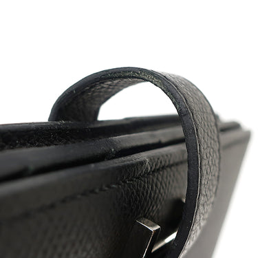 エルメス HERMES ベアンスフレ ブラック ヴォーエプソン 長財布 シルバー金具 黒 二つ折り財布