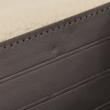 ルイヴィトン LOUIS VUITTON ポルトフォイユ カプシーヌ N61249 ガレ トリヨンレザー 長財布 ゴールド金具 グレージュ