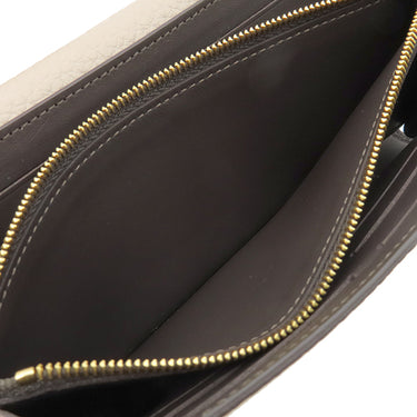 ルイヴィトン LOUIS VUITTON ポルトフォイユ カプシーヌ N61249 ガレ トリヨンレザー 長財布 ゴールド金具 グレージュ