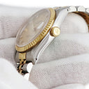 腕時計 ロレックス ROLEX デイトジャスト 31 68273G N番 自動巻き メンズ レディース OH済 N番 K18YG×SS 純正ダイヤ シャンパン