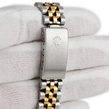 腕時計 ロレックス ROLEX デイトジャスト 31 68273G N番 自動巻き メンズ レディース OH済 N番 K18YG×SS 純正ダイヤ シャンパン