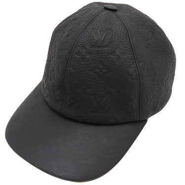 ルイヴィトン LOUIS VUITTON キャスケット 1.1  MP2606 ブラック モノグラムアンプラント ＃60 キャップ シルバー金具 黒