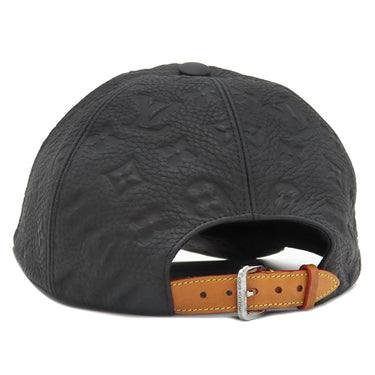 ルイヴィトン LOUIS VUITTON キャスケット 1.1  MP2606 ブラック モノグラムアンプラント ＃60 キャップ シルバー金具 黒