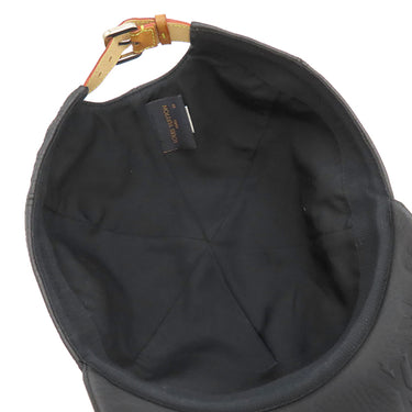 ルイヴィトン LOUIS VUITTON キャスケット 1.1  MP2606 ブラック モノグラムアンプラント ＃60 キャップ シルバー金具 黒
