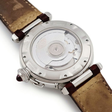 腕時計 カルティエ Cartier パシャ グリッド 150周年記念モデル W3102255 自動巻き メンズ シルバー ローマン 青針 創業150周年 限定