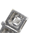 TASAKI TASAKI ホワイトゴールド K18WG ダイヤモンド ペンダントトップ Au750 18K チャーム 3連 スクエア パヴェダイヤ