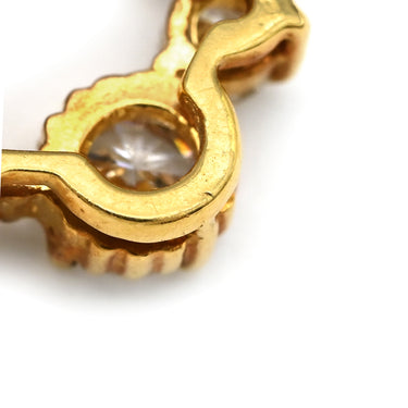 ノンブランド NON BRAND ダイヤ イエローゴールド K18YG ダイヤモンド ペンダントトップ 6P 6石 ネックレストップ