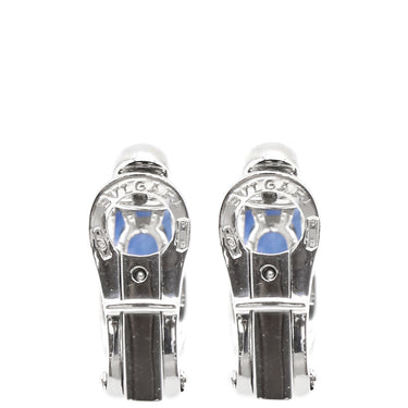 ブルガリ BVLGARI サファイア ホワイトゴールド K18WG サファイア イヤリング BVLGARI 750 18K 18金 天然ブルーサファイア