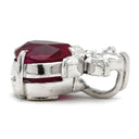 ノンブランド NON BRAND ルビー ダイヤ プラチナシルバー Pt900 ルビー ダイヤモンド ペンダントトップ 赤 レッド