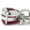 ノンブランド NON BRAND ルビー ダイヤ プラチナシルバー Pt900 ルビー ダイヤモンド ペンダントトップ 赤 レッド