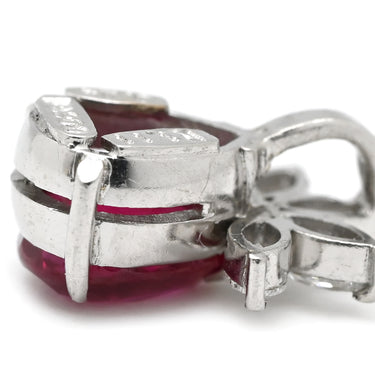 ノンブランド NON BRAND ルビー ダイヤ プラチナシルバー Pt900 ルビー ダイヤモンド ペンダントトップ 赤 レッド