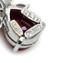 ノンブランド NON BRAND ルビー ダイヤ プラチナシルバー Pt900 ルビー ダイヤモンド ペンダントトップ 赤 レッド