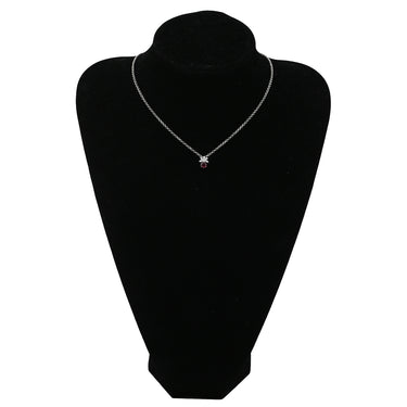 ノンブランド NON BRAND ルビー ダイヤ プラチナシルバー Pt900 ルビー ダイヤモンド ペンダントトップ 赤 レッド