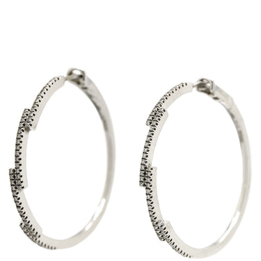 ダミアーニ DAMIANI ホワイトゴールド K18WG ダイヤモンド ピアス Au750 18K ダイヤ