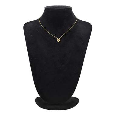 クリスチャン・ディオール Christian Dior イエローゴールド K18YG ダイヤモンド ネックレス マーキスシェイプ 6P 6粒 ダイヤ