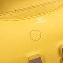 エルメス HERMES コンスタンス3 ミニ ミロワール サン スイフト ショルダーバッグ シルバー金具 新品 未使用 黄色