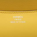 エルメス HERMES コンスタンス3 ミニ ミロワール サン スイフト ショルダーバッグ シルバー金具 新品 未使用 黄色