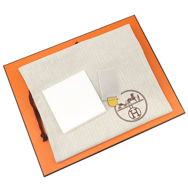 エルメス HERMES コンスタンス3 ミニ ミロワール サン スイフト ショルダーバッグ シルバー金具 新品 未使用 黄色