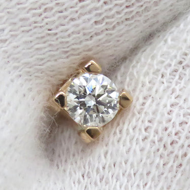 カルティエ Cartier C ドゥ カルティエ N8504600 ピンクゴールド K18PG ダイヤモンド ピアス 750PG Au750 18金 1Pダイヤ