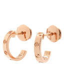 カルティエ Cartier ラブ LOVE フープピアス SM ミニラブ B8029000 ピンクゴールド K18PG ピアス 750 PG