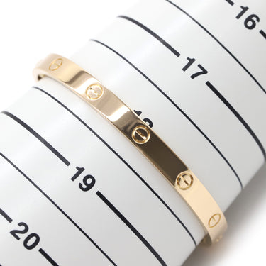 カルティエ Cartier LOVE ラブブレス B6067419 ピンクゴールド K18PG #19 ブレスレット 750 18K バングル