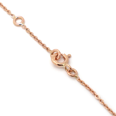 エルメス HERMES シェーヌダンクル アンシェネ MM ローズゴールド K18PG ネックレス ピンクゴールド 1Pダイヤ 18K 750