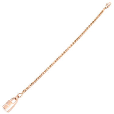 エルメス HERMES ケリー カデナ ピンクゴールド K18PG ダイヤモンド SH ブレスレット AU750 ローズゴールド