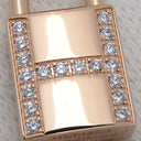 エルメス HERMES ケリー カデナ ピンクゴールド K18PG ダイヤモンド SH ブレスレット AU750 ローズゴールド