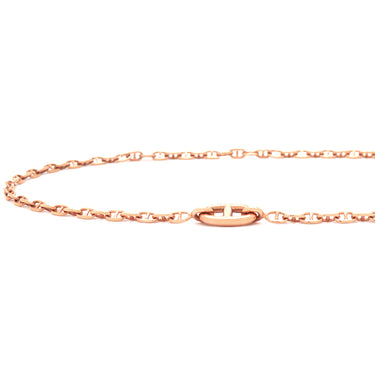 エルメス HERMES シェーヌダンクル ローズゴールド K18PG ST ネックレス ピンクゴールド 18K 750AU