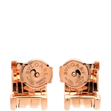 ブルガリ BVLGARI B-zero1 ビーゼロワン ピアス ピンクゴールド K18PG ピアス BVLGARI Au750 18K 18金 PG