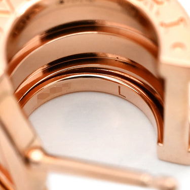 ブルガリ BVLGARI B-zero1 ビーゼロワン ピアス ピンクゴールド K18PG ピアス BVLGARI Au750 18K 18金 PG