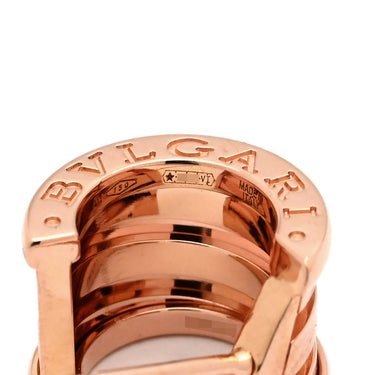 ブルガリ BVLGARI B-zero1 ビーゼロワン ピアス ピンクゴールド K18PG ピアス BVLGARI Au750 18K 18金 PG