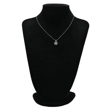 ブルガリ BVLGARI フィオレヴァー 358157 ホワイトゴールド K18WG ダイヤモンド ネックレス Au750 750WG フラワーモチーフ