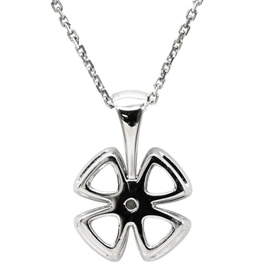 ブルガリ BVLGARI フィオレヴァー 358157 ホワイトゴールド K18WG ダイヤモンド ネックレス Au750 750WG フラワーモチーフ