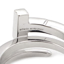 ティファニー Tiffany & Co Tスクエア ラップ ピンクゴールド K18WG ダイヤモンド リング 指輪 AU750 18K ダイヤモンド 13.5号